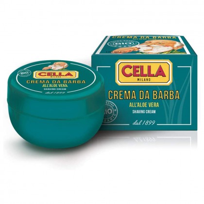 Crema de barbierit in bol Cella Bio Aloe Vera 150 ml